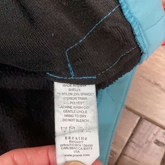 PrAna breathe jacket in aqua - Picture 6 of 12